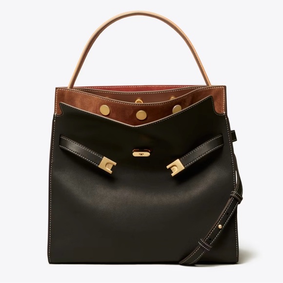 Tory Burch Black and Tan Satchel - Picture 3 of 7